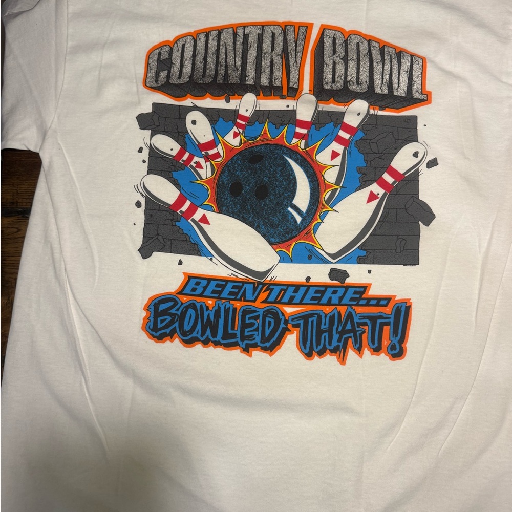 Country Bowl Graphic Short Sleeve Tee - White